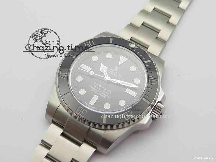 0202 Submariner 114060 Black Ceramic No Date JF 1:1 Best Edition On SS Bracelet SH3130 V Attractive 3641